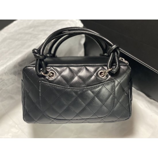 Replica Borsa da bowling Chanel Cambon Ligne Nero imitazione Outlet Replica Borsa da bowling Chanel Cambon Ligne Nero Fallate Online