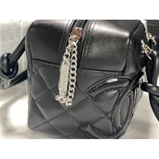 Replica Borsa da bowling Chanel Cambon Ligne Nero imitazione Outlet Replica Borsa da bowling Chanel Cambon Ligne Nero Fallate Online