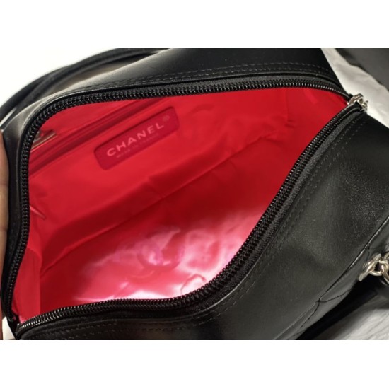 Replica Borsa da bowling Chanel Cambon Ligne Nero imitazione Outlet Replica Borsa da bowling Chanel Cambon Ligne Nero Fallate Online
