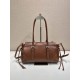 Replica Borsa Prada Bonne con manico superiore 1BG628 Borgogna Fallate Online