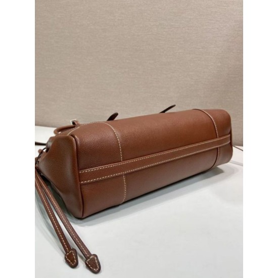 Replica Borsa Prada Bonne con manico superiore 1BG628 Borgogna Fallate Online