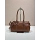 Replica Borsa Prada Bonne con manico superiore 1BG628 Borgogna Fallate Online