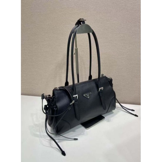 Replica Borsa Prada Bonne con manico superiore 1BG628 Nera Fallate Online