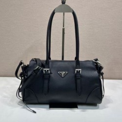 Replica Borsa Prada Bonne con manico superiore 1BG628 Nera Fallate Online