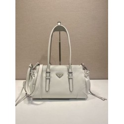 Replica Borsa Prada Bonne con manico superiore 1BG628 Bianco Fallate Online