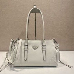 Replica Borsa Prada Bonne con manico superiore 1BG628 Bianco Fallate Online