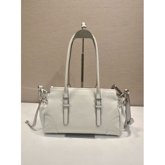 Replica Borsa Prada Bonne con manico superiore 1BG628 Bianco Fallate Online