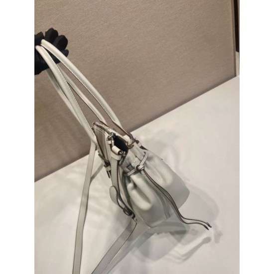 Replica Borsa Prada Bonne con manico superiore 1BG628 Bianco Fallate Online