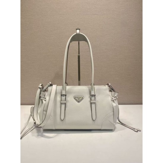 Replica Borsa Prada Bonne con manico superiore 1BG628 Bianco Fallate Online