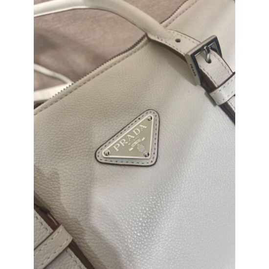Replica Borsa Prada Bonne con manico superiore 1BG628 Bianco Fallate Online