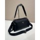 Replica Borsa a tracolla Prada da uomo nylon/saffiano nera Fallate Online