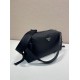 Replica Borsa a tracolla Prada da uomo nylon/saffiano nera Fallate Online