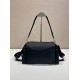 Replica Borsa a tracolla Prada da uomo nylon/saffiano nera Fallate Online