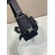 Replica Borsa a tracolla da uomo Prada nylon/saffiano 2VH192 Nero Fallate Online