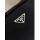 Replica Borsa a tracolla da uomo Prada nylon/saffiano 2VH192 Nero Fallate Online
