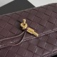 Replica Borsa a tracolla Andiamo di Bottega Veneta su catena Borgogna Fallate Online