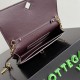 Replica Borsa a tracolla Andiamo di Bottega Veneta su catena Borgogna Fallate Online