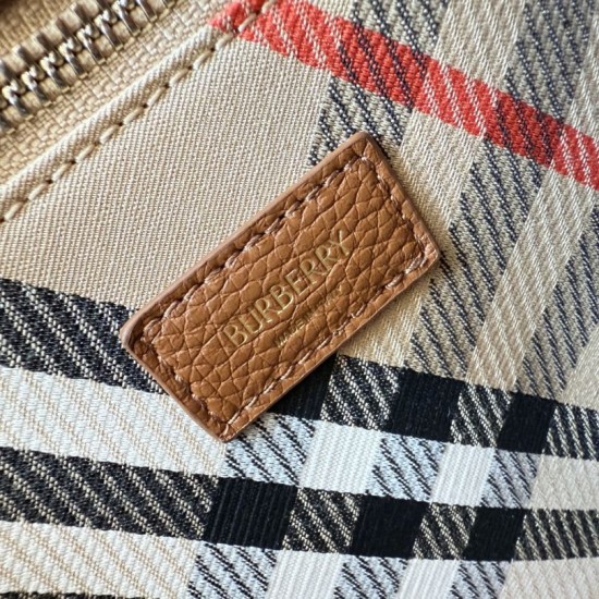 Replica Borsa tote Burberry Cotswolds Borgogna Fallate Online