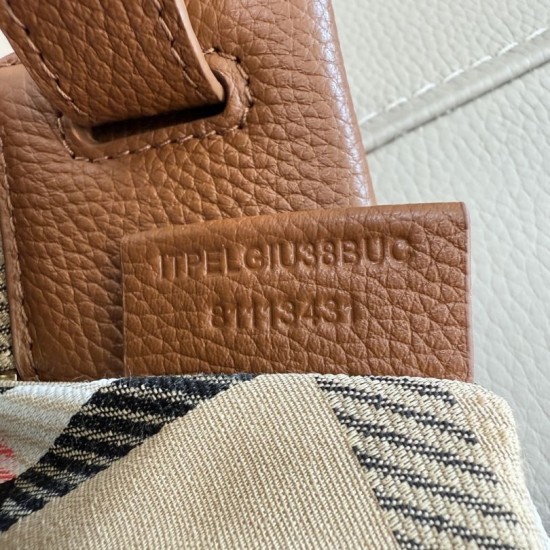 Replica Borsa tote Burberry Cotswolds Borgogna Fallate Online