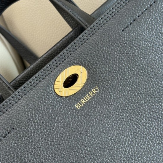 Replica Borsa tote Burberry Cotswolds nera Fallate Online