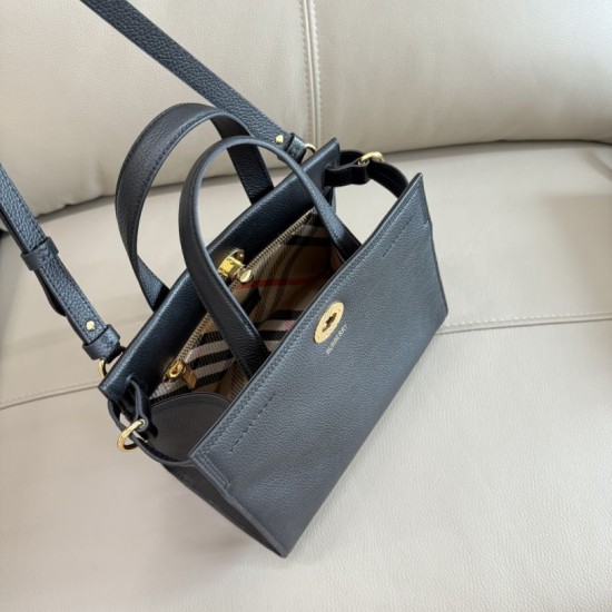 Replica Borsa tote Burberry Cotswolds nera Fallate Online