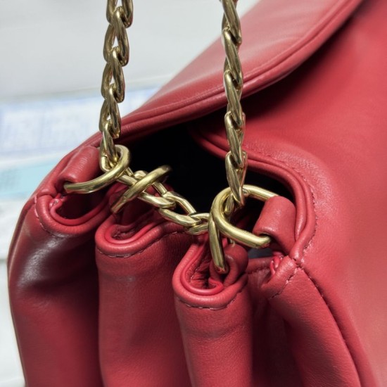 Replica Borsa a tracolla Prada Tumulte piccola 1BD395 Rosso Fallate Online