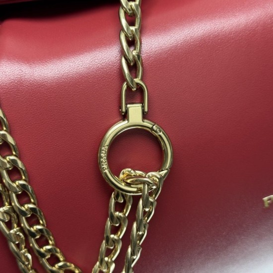 Replica Borsa a tracolla Prada Tumulte piccola 1BD395 Rosso Fallate Online