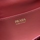 Replica Borsa a tracolla Prada Tumulte piccola 1BD395 Rosso Fallate Online