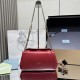 Replica Borsa a tracolla Prada Tumulte piccola 1BD395 Rosso Fallate Online