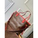 Replica Borsa a tracolla LV Monogram Inside Out Neverfull MM M12708 Rossa Fallate Online