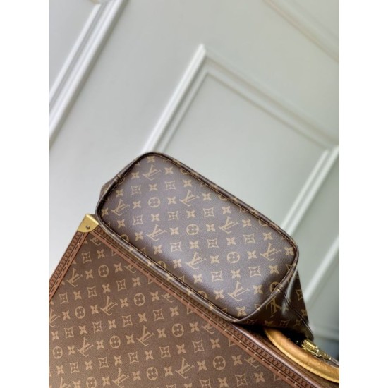 Replica Borsa a tracolla LV Monogram Inside Out Neverfull MM M12708 Rossa Fallate Online
