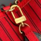 Replica Borsa a tracolla LV Monogram Inside Out Neverfull MM M12708 Rossa Fallate Online