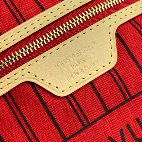 Replica Borsa a tracolla LV Monogram Inside Out Neverfull MM M12708 Rossa Fallate Online