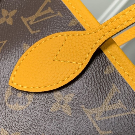 Replica Borsa a tracolla LV Monogram Inside Out Neverfull MM M12708 Giallo Fallate Online