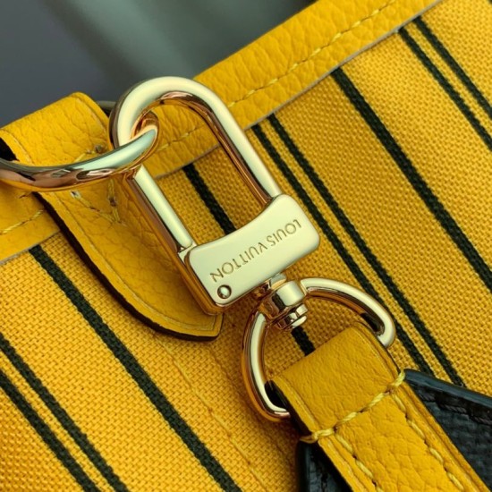 Replica Borsa a tracolla LV Monogram Inside Out Neverfull MM M12708 Giallo Fallate Online