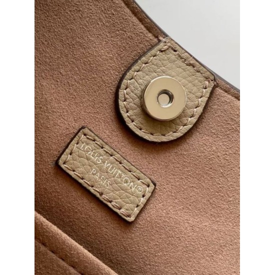 Replica Borsa Louis Vuitton All Around MM m14617 marrone grigiastro Fallate Online