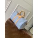 Replica Borsa Louis Vuitton Keepall Bandoulière 45 M25334 Blu cielo Fallate Online