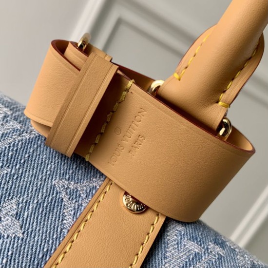 Replica Borsa Louis Vuitton Keepall Bandoulière 45 M25334 Blu cielo Fallate Online