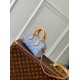 Replica Borsa Louis Vuitton Nano Speedy Denim M11212 blu Fallate Online