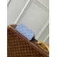 Replica Borsa Louis Vuitton Nano Speedy Denim M11212 blu Fallate Online
