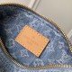 Replica Borsa Louis Vuitton Nano Speedy Denim M11212 blu Fallate Online