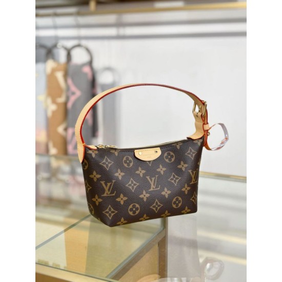 Replica Borsa Louis Vuitton Pochette Hills M27509 Marrone Fallate Online
