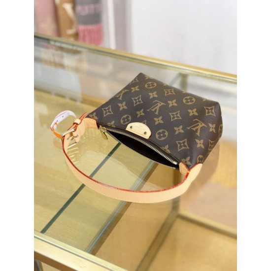 Replica Borsa Louis Vuitton Pochette Hills M27509 Marrone Fallate Online