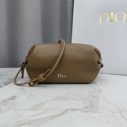 Replica Pochette Dior Bow Marrone False Online