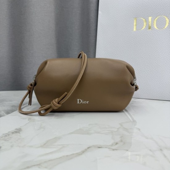 Replica Pochette Dior Bow Marrone False Online