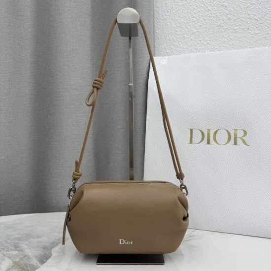 Replica Pochette Dior Bow Marrone False Online