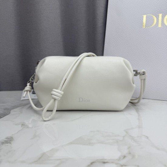 Replica Pochette Dior Bow Bianco False Online