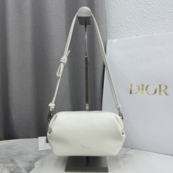 Replica Pochette Dior Bow Bianco False Online