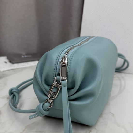 Replica Pochette Dior Bow blu tormalina False Online