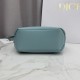 Replica Pochette Dior Bow blu tormalina False Online